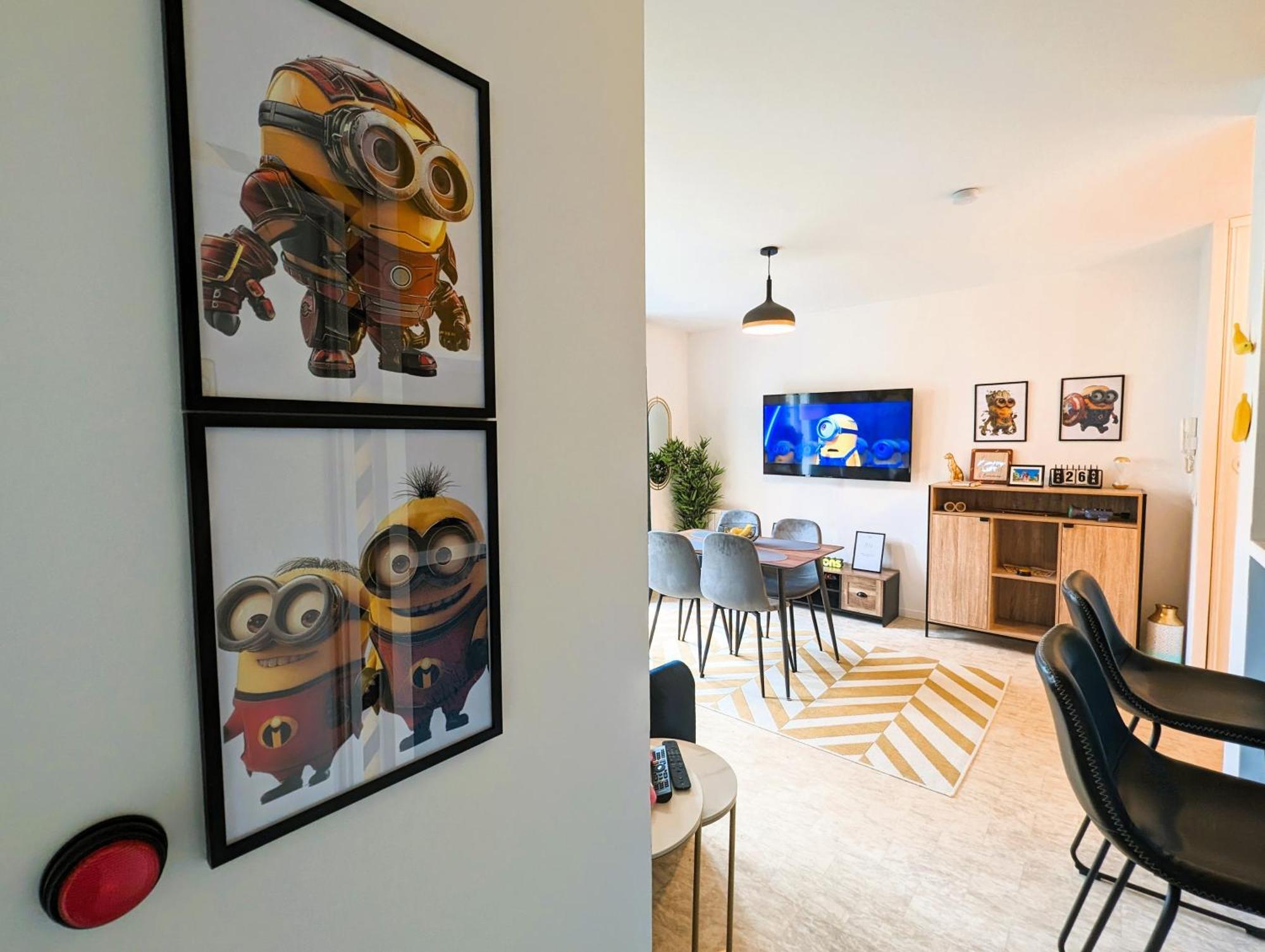 באילי-רומאינוויליירס Le Repaire Des Minions - 10' Disney - Familial מראה חיצוני תמונה
